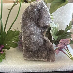 Purple Amethyst Crystal Geode Cluster